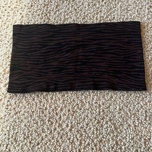 Zebra print bandeau